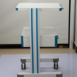 بيع ساخن عربة يدوية لصالون الحلاقة عربة آلة صالون التجميل للصالة الرياضية / عيادة طب الأسنان عربة تجميل