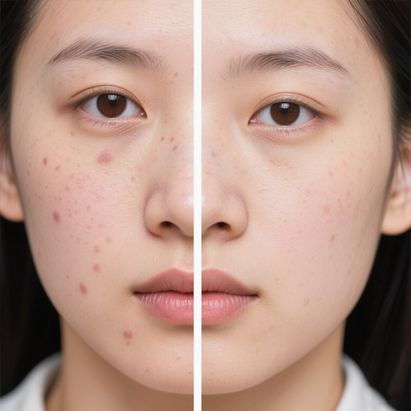 آلة إزالة حب الشباب والتصبغ